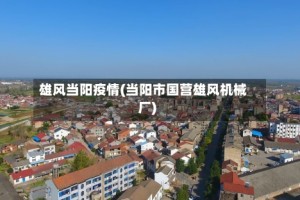 雄风当阳疫情(当阳市国营雄风机械厂)