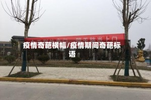 疫情奇葩横幅/疫情期间奇葩标语