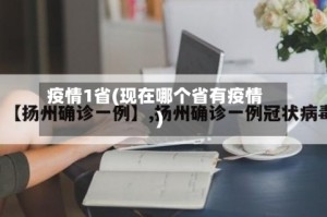 疫情1省(现在哪个省有疫情)
