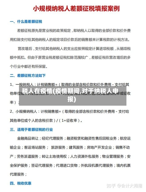 税人在疫情(疫情期间,对于纳税人申报)-第1张图片