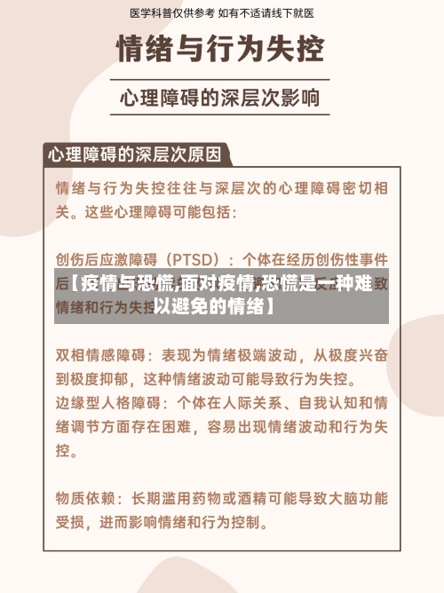 【疫情与恐慌,面对疫情,恐慌是一种难以避免的情绪】-第3张图片